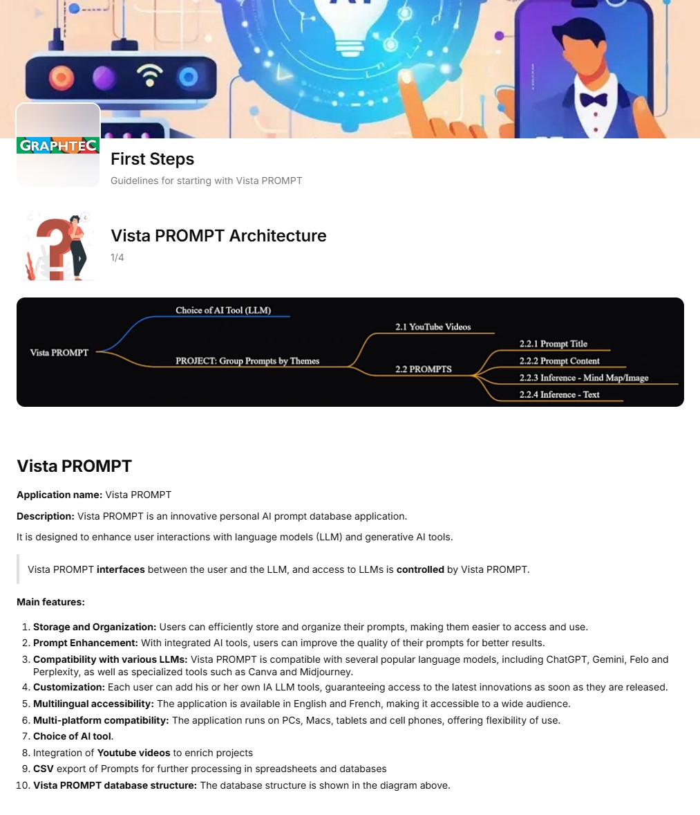 Vista Prompt First Steps